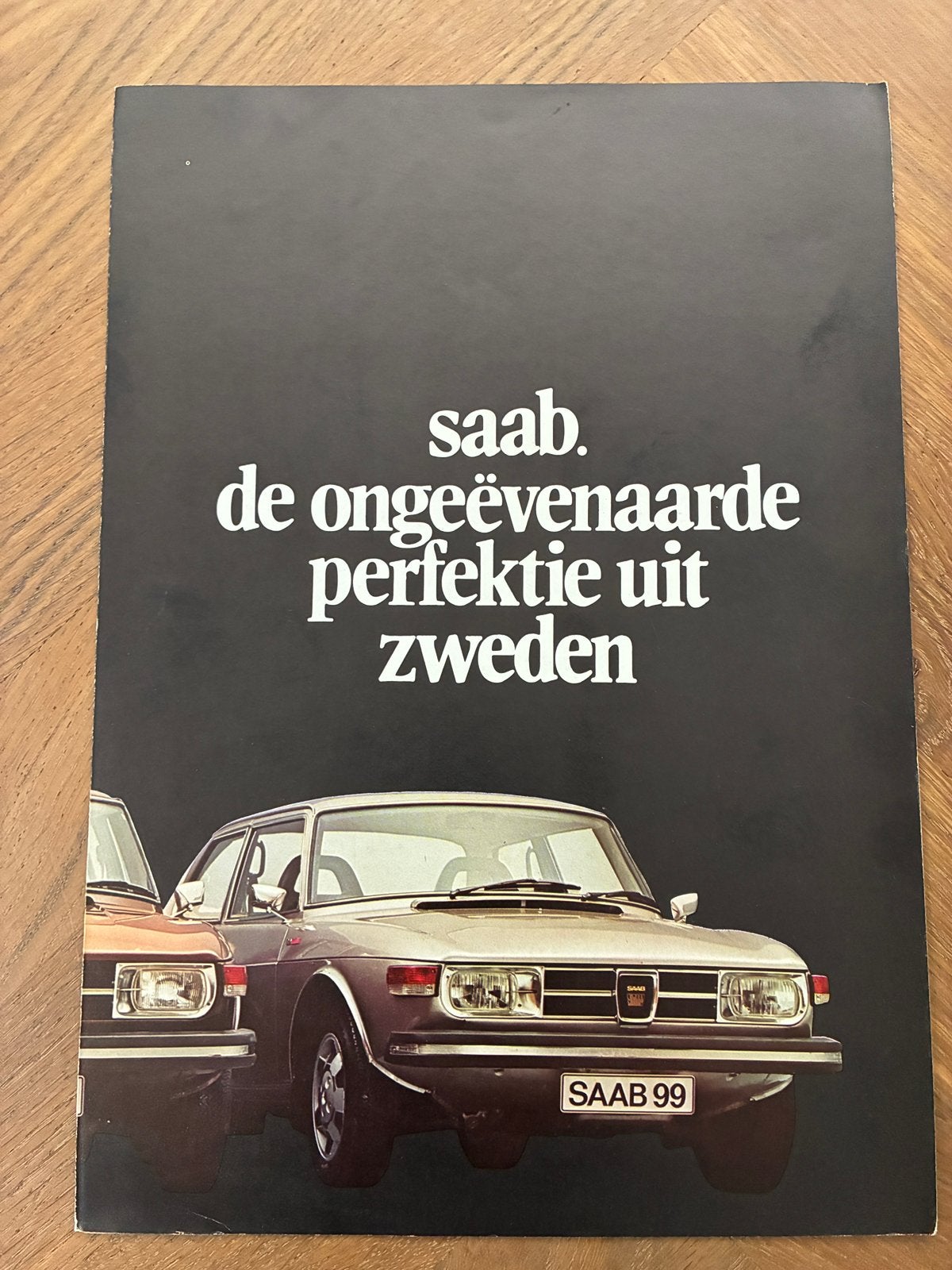 Saab 99 brochure, Verzenden, Zo goed als nieuw, Overige merken