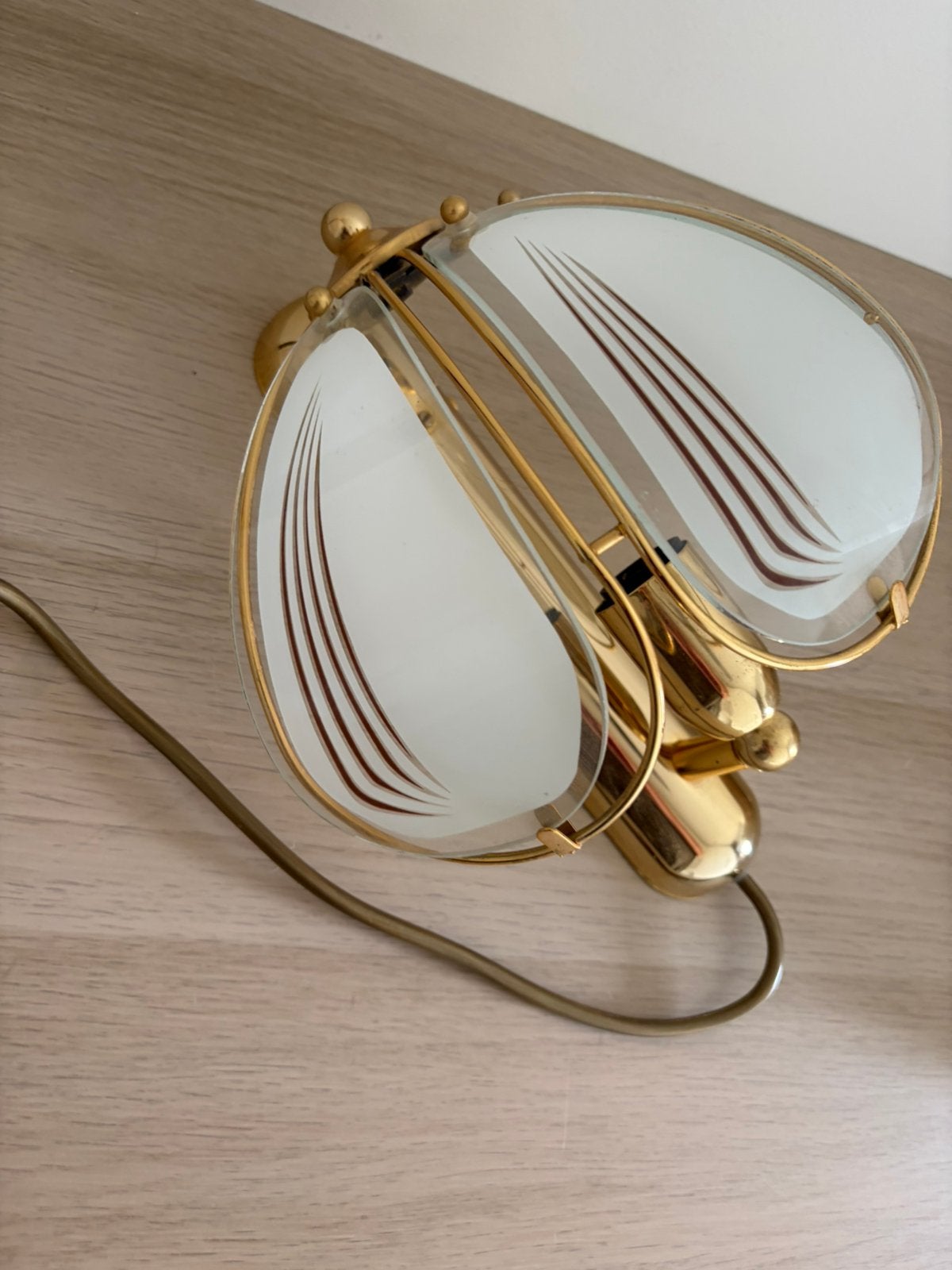 Vintage Hollywood Recency wandlamp, Ophalen of Verzenden, Zo goed als nieuw