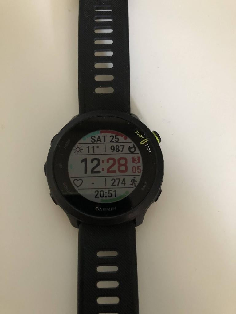Garmin Forerunner 55 in perfect condition, GARMIN, Zwart, IOS, Nieuw