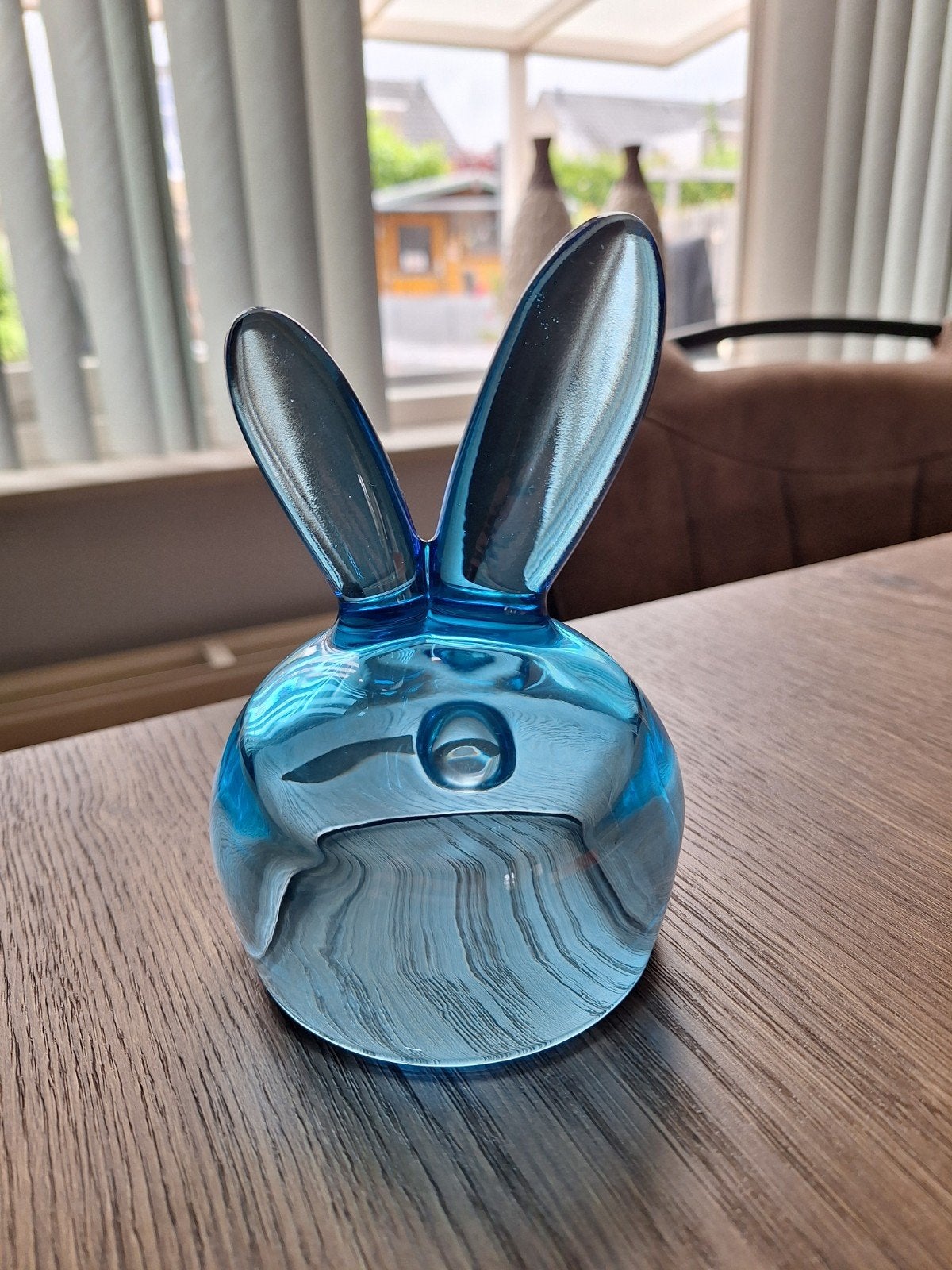 Glazen beeldje beeld glas konijn haasje HEMA nijntje miffy, Ophalen of Verzenden, Zo goed als nieuw, Dier