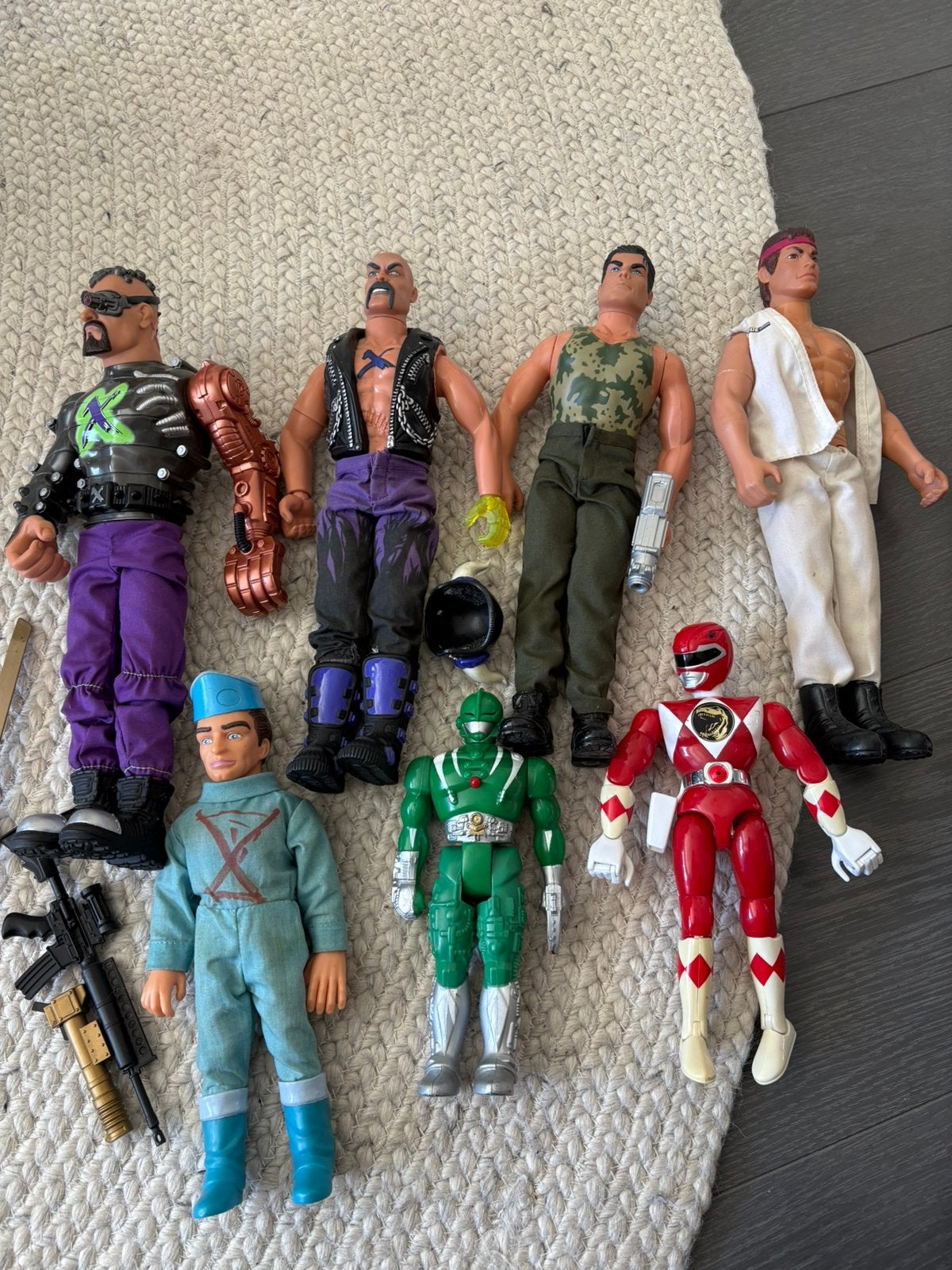 Box met grote actie figuren (GI Joe) en wat Dino’s., Kinderen en Baby's, Speelgoed | Actiefiguren, Ophalen of Verzenden