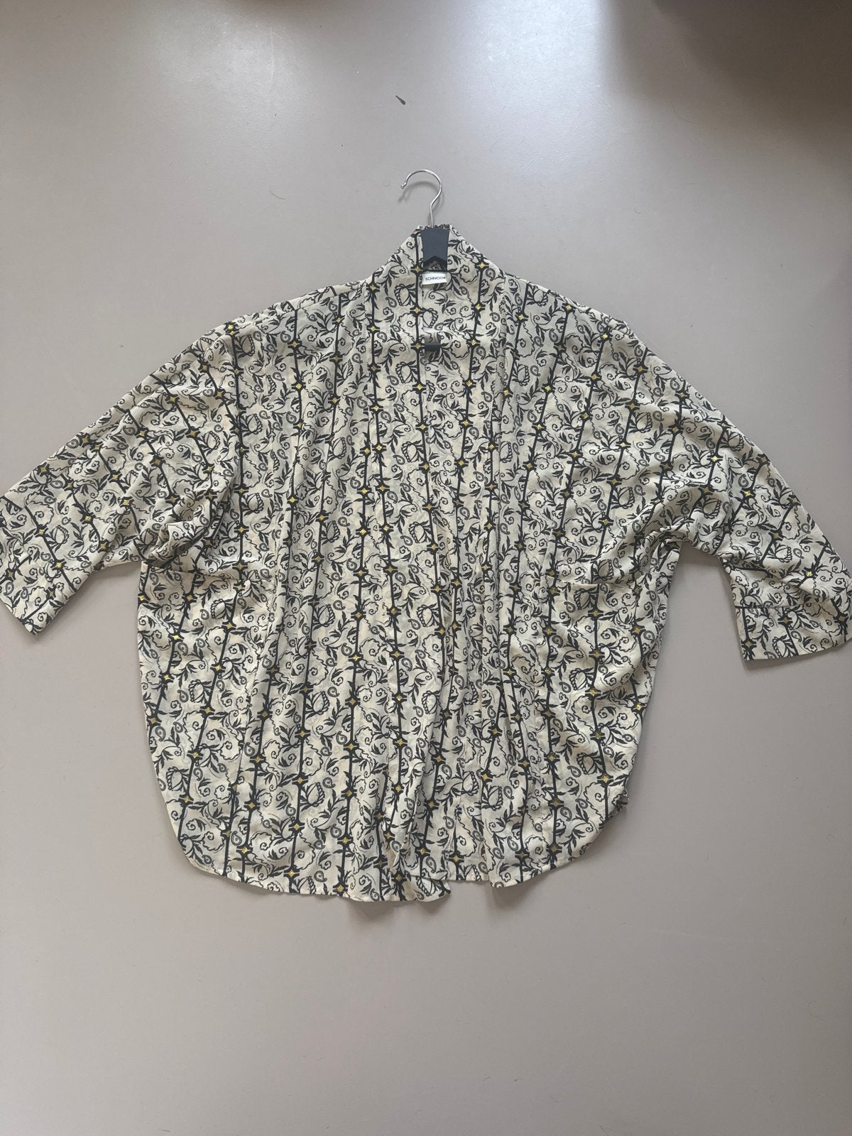 Sofie Schnoor blouse met patroon en gouden details, Ophalen of Verzenden, Zo goed als nieuw, Maat 36 (S), Meerkleurig