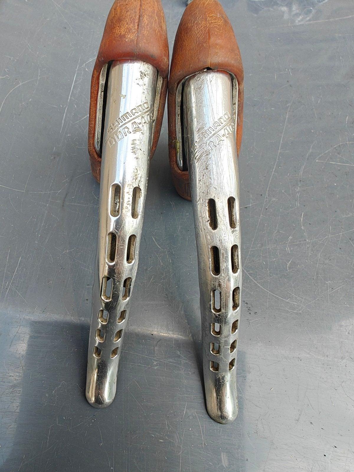 Shimano dura ace remgrepen met rubbers, Ophalen of Verzenden