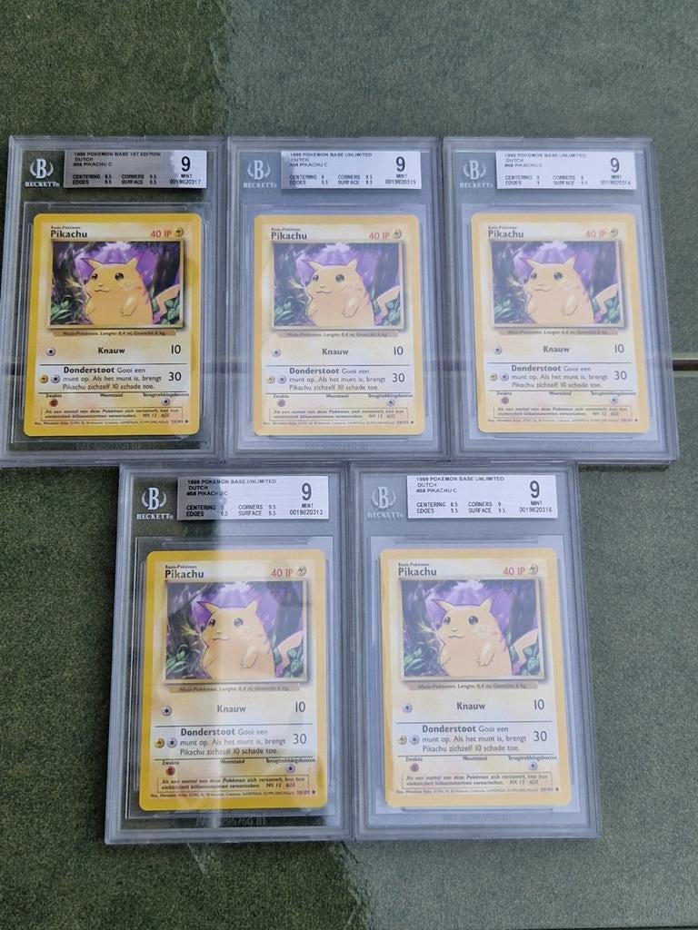 Dutch Pikachu Mint, Ophalen of Verzenden, Zo goed als nieuw