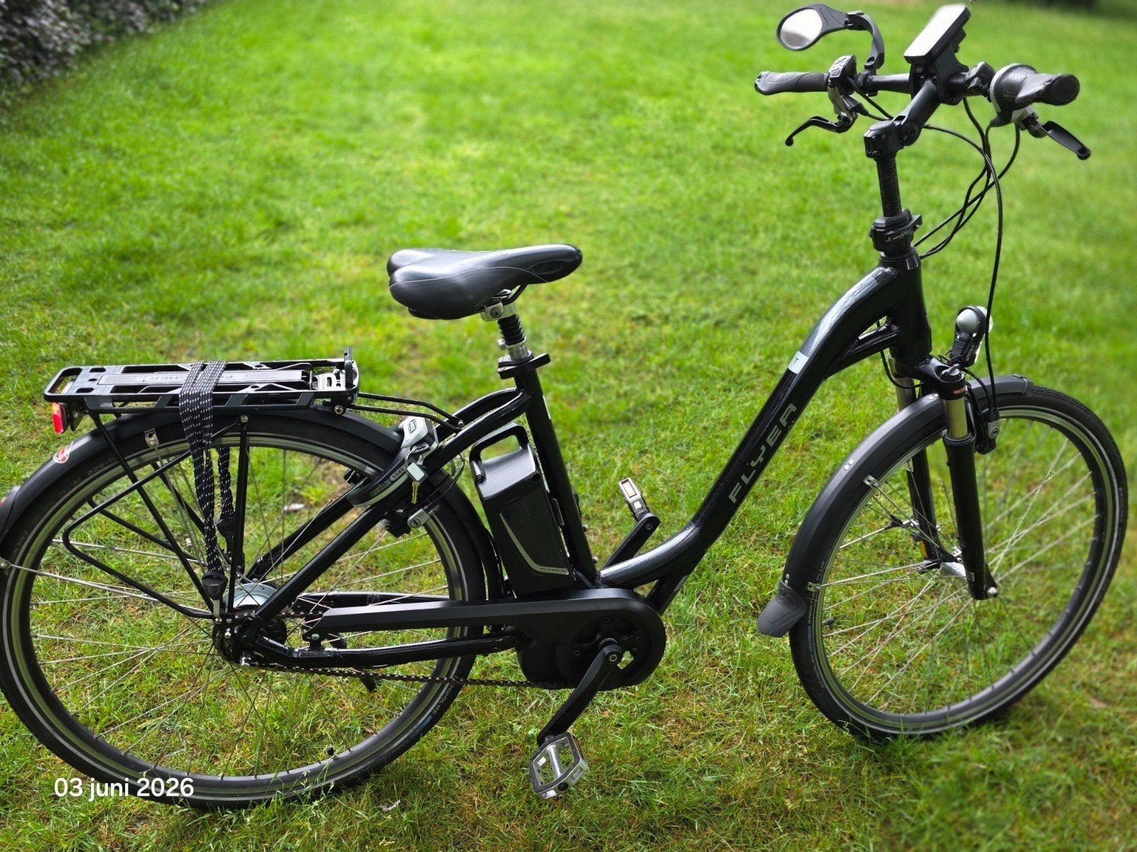 2x Elektrische damesfiets Flyer T+ Middenmotor Compleet, 47 tot 51 cm, Ophalen, Zo goed als nieuw, Overige merken