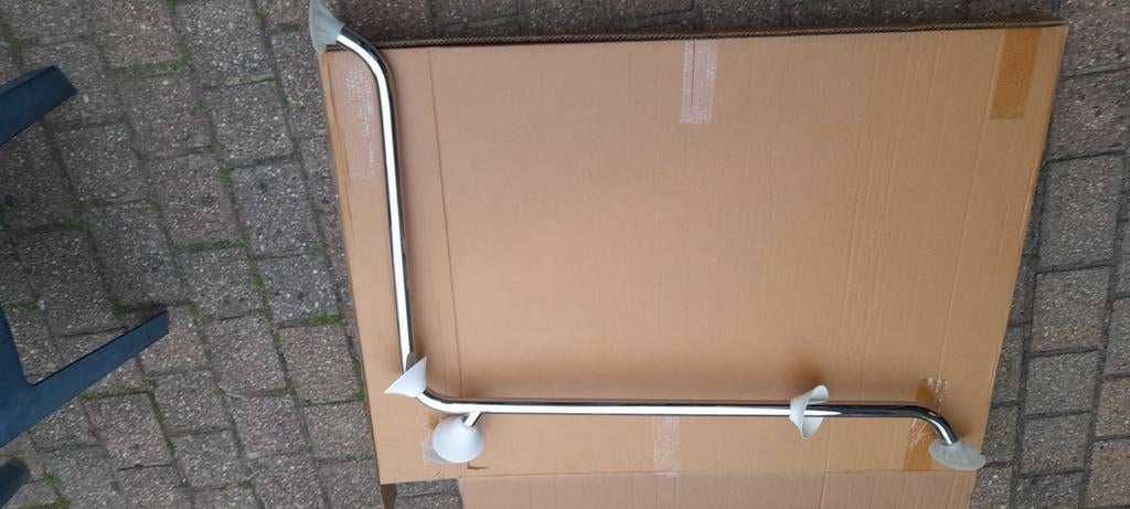 Linido miva wandbeugel RVS nieuw, Ophalen of Verzenden, Chroom, Douche