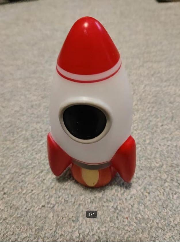 Leuke Raket Lampje - Nachtlampje, Ophalen of Verzenden, Zo goed als nieuw, Lamp