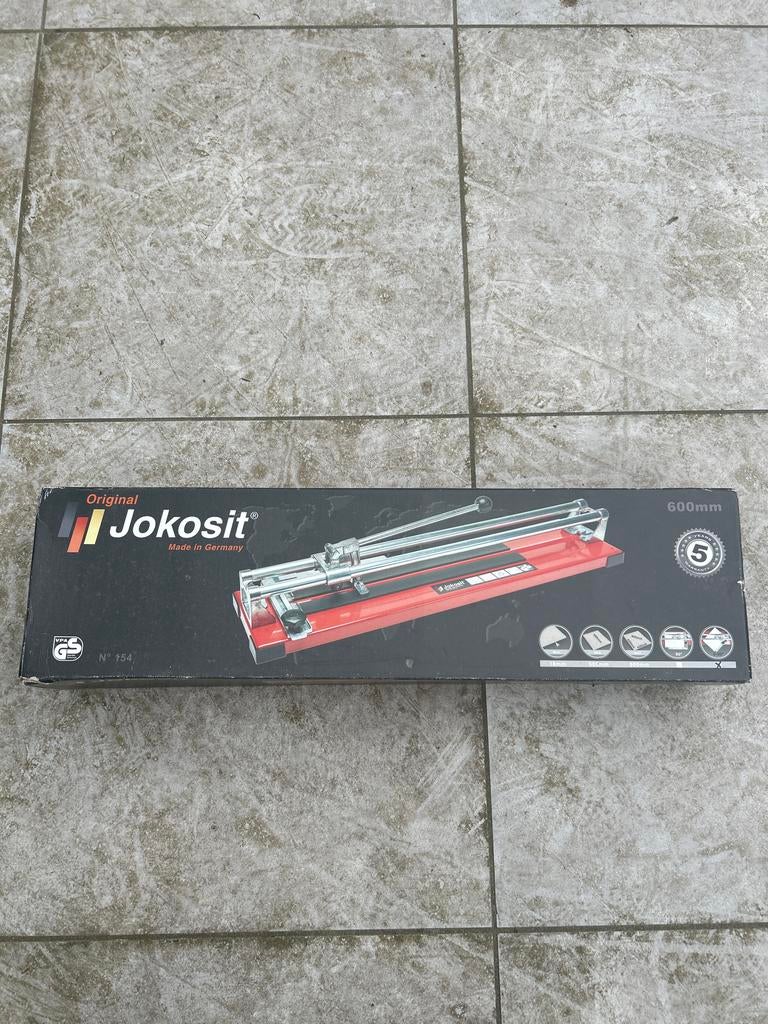 Jokosit tegelsnijder 600mm - Nieuw in doos, Ophalen of Verzenden, Zo goed als nieuw