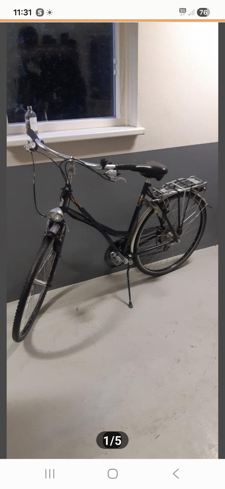 Nette union bronze peak fiets donkerblauw 24 versnellingen, 28 inch, Velgrem, Meer dan 20 versnellingen, Ophalen