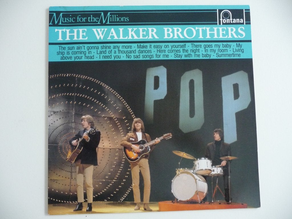 lp THE WALKER BROTHERS - MUSIC FOR THE MILLIONS -FONTANA REC, LP, Gebruikt, Pop, Ophalen of Verzenden