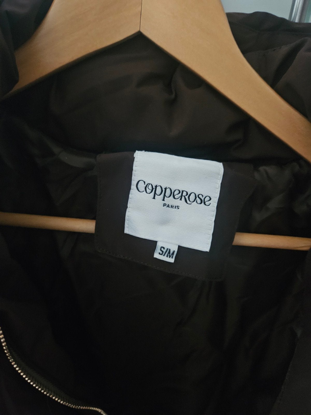 Copperose Paris Lange Gewatteerde Jas - Bruin ( maat S/M), Bruin, Nieuw, Ophalen of Verzenden, Maat 36 (S)