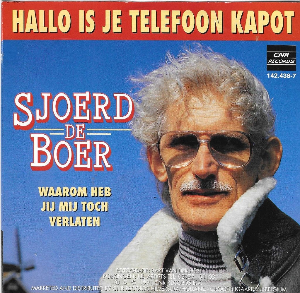 vinyl single  Sjoerd de Boer, Ophalen of Verzenden, Gebruikt, Pop