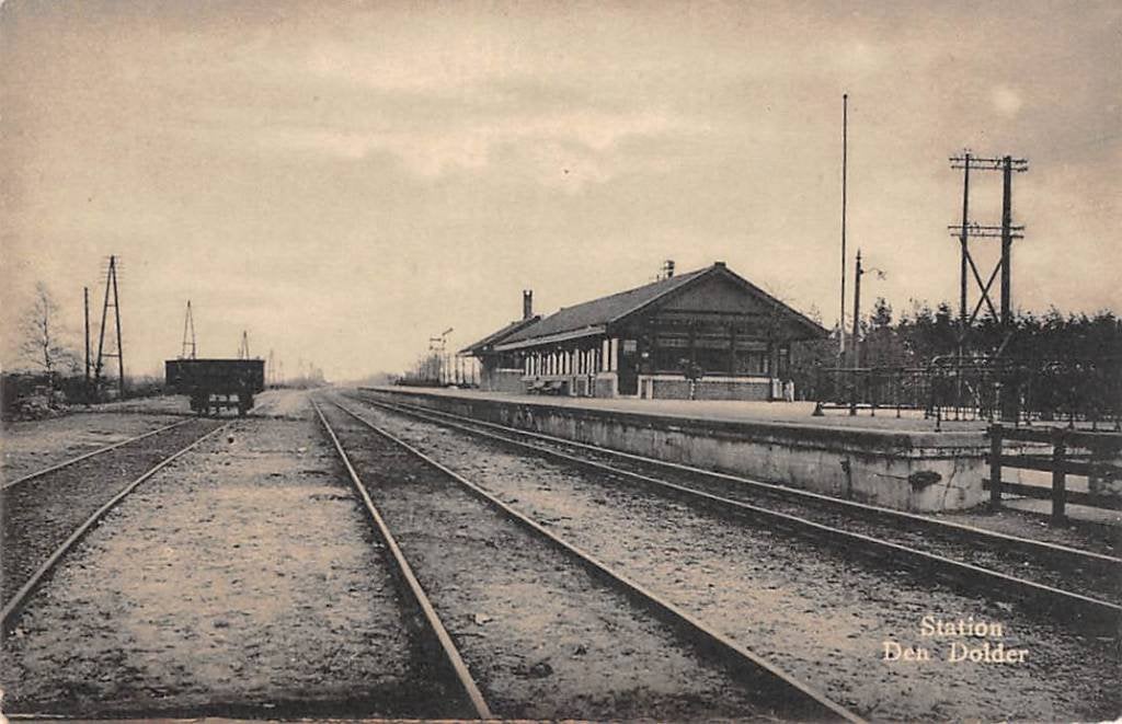 Den Dolder Station Spoorwegen Zeist, Ophalen of Verzenden, 1920 tot 1940, Ongelopen, Utrecht