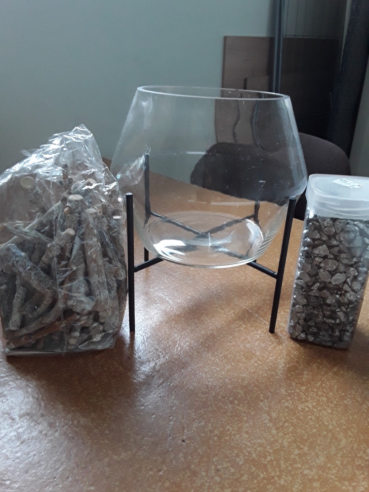 windlicht op standaard met accessoires, Ophalen of Verzenden, Zo goed als nieuw, Windlicht