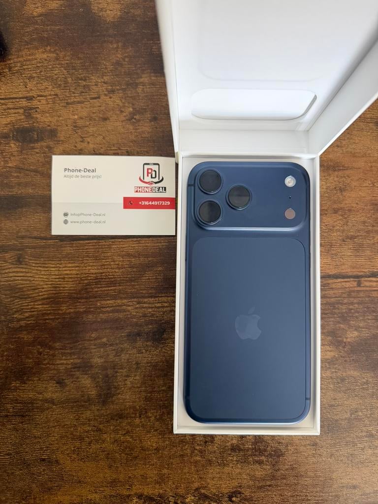iPhone 17 pro max 256 gb nieuw factuur + Garantie, 256 GB, Apple, Apple, Zwart