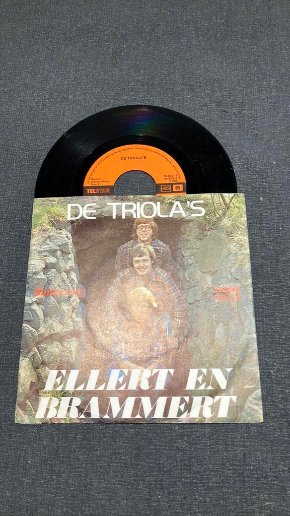 De Triola’s.  Ellert en Brammert (Telstar single ), Ophalen of Verzenden, Gebruikt, Overige formaten, Levenslied of Smartlap