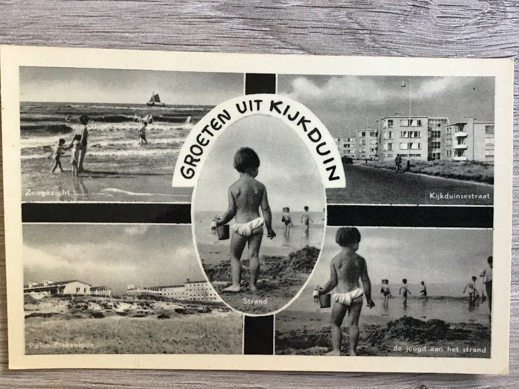 Oude ansichtkaart Groeten uit Kijkduin 1973, Verzenden, 1960 tot 1980, Gelopen, Zuid-Holland