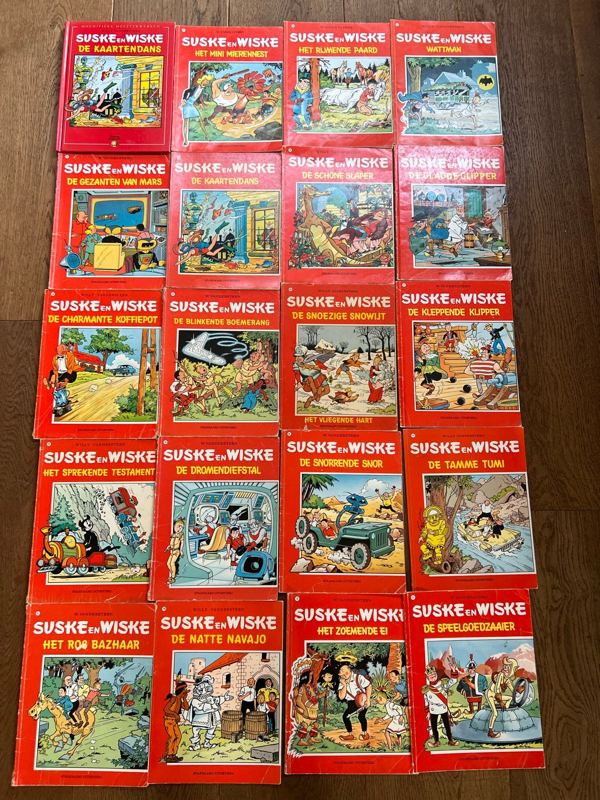 Grote partij Suske en Wiske strips en kinderboeken, Meerdere stripboeken, Ophalen, Gelezen
