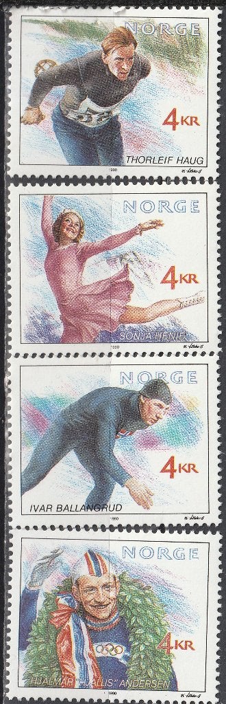 Noorwegen Michel nr. 1050-1053 Postfris, Postzegels en Munten, Postzegels | Europa | Scandinavië, Verzenden, Noorwegen, Postfris