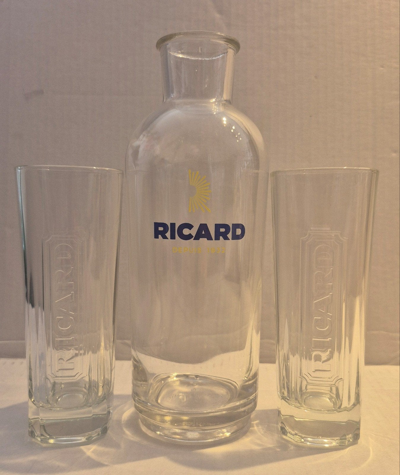 Ricard setje (AD), Ophalen of Verzenden, Borrel- of Shotglas