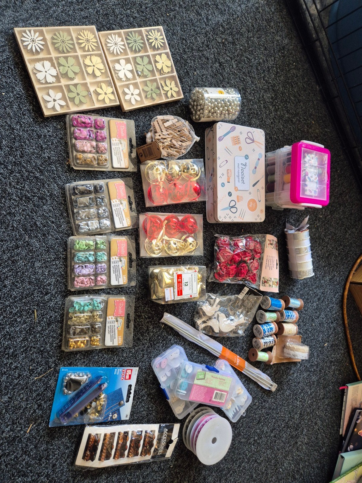 Grote partij nieuwe hobby en knutselspullen, Nieuw, Meerkleurig, Ophalen of Verzenden, Overige materialen