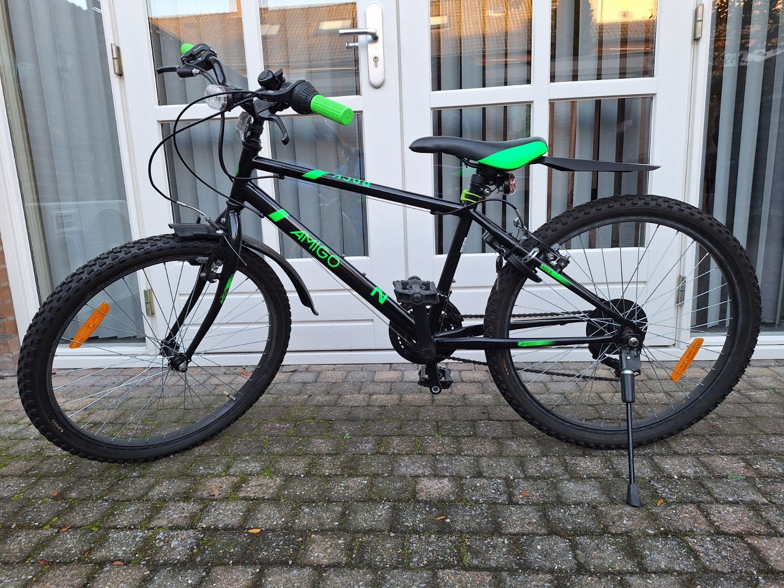 Amigo Rock jongensfiets 24 inch - Zo goed als nieuw, Fietsen en Brommers, Velgrem, Versnellingen, Zo goed als nieuw, Ophalen