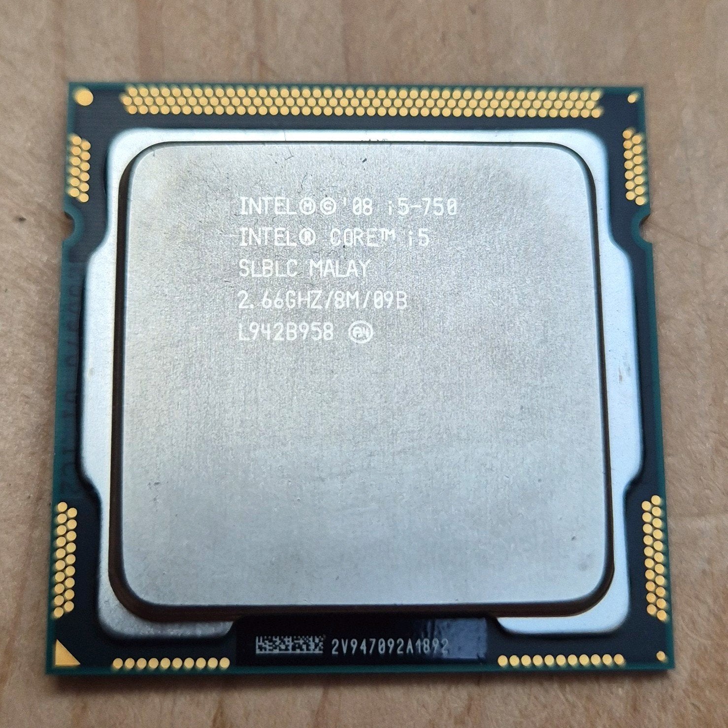 Intel i5-750 2.66GHz Processor, Computers en Software, Processors, Gebruikt, 4-core, Intel i5-750, LGA 1156