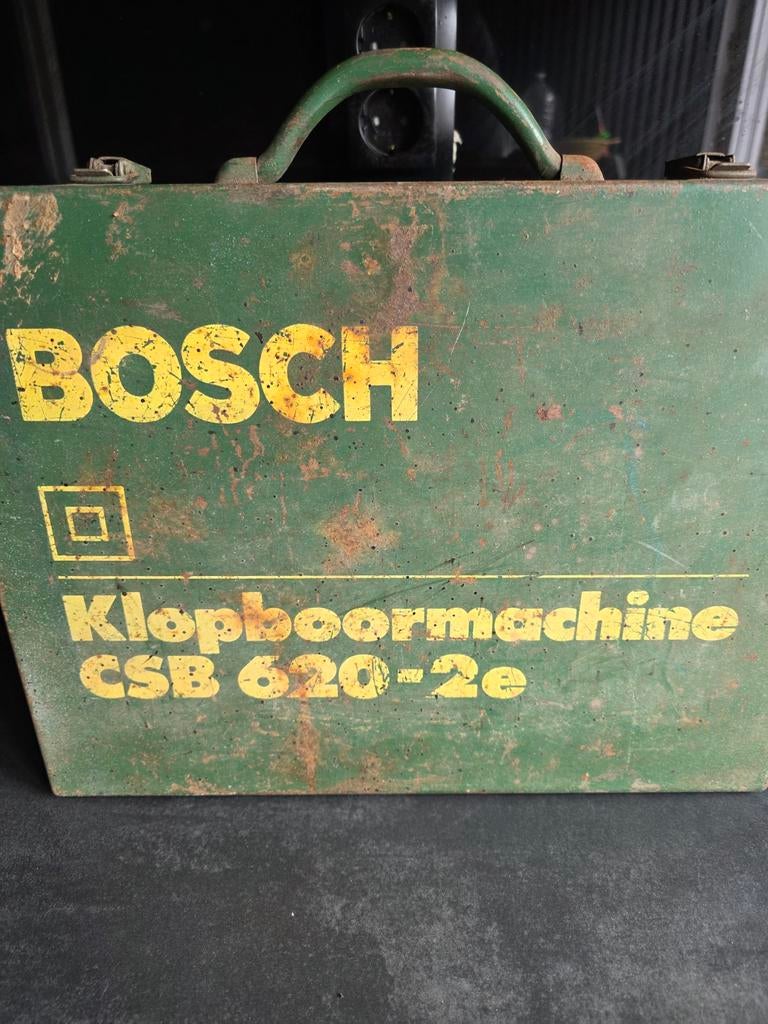Bosch Klopboormachine CSB 620-2e in originele koffer, Boormachine, Ophalen of Verzenden, Variabele snelheid, Gebruikt