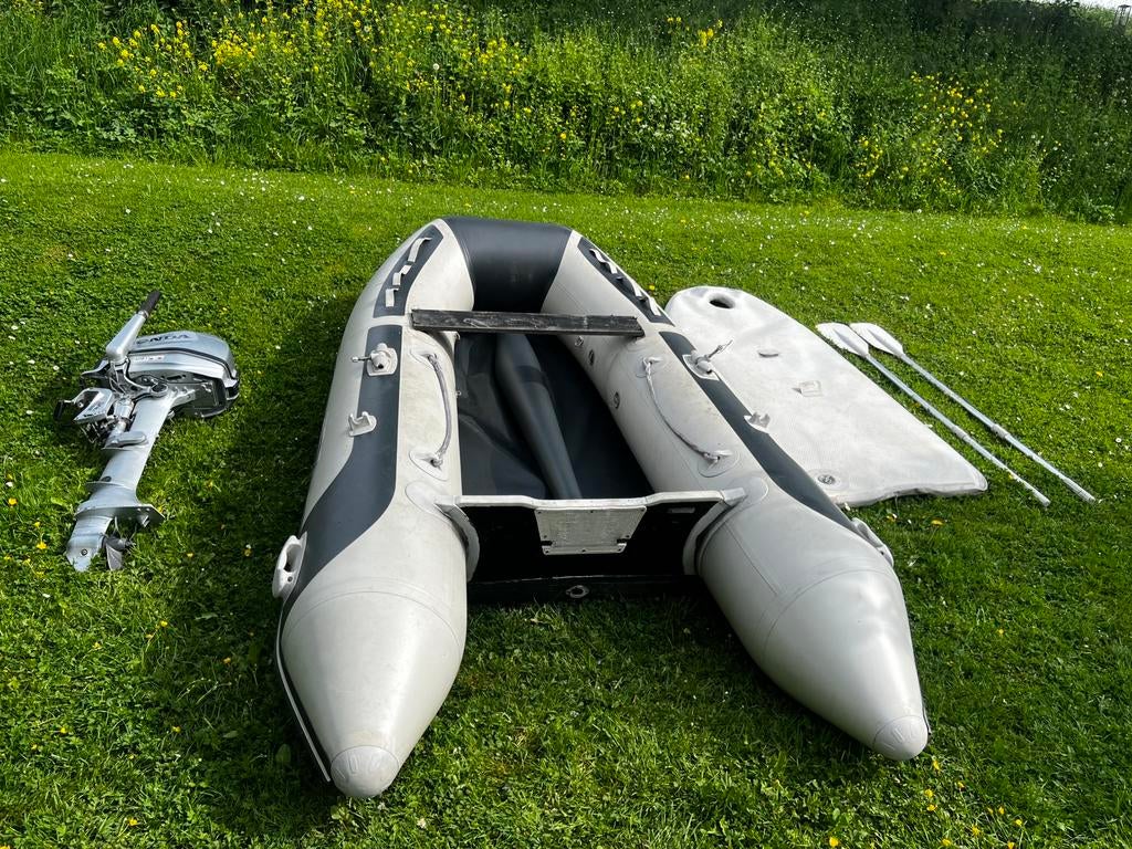 Rubberboot 290 Nimarine + Honda 6 pk 4takt, Ophalen of Verzenden, Zo goed als nieuw, Overige typen
