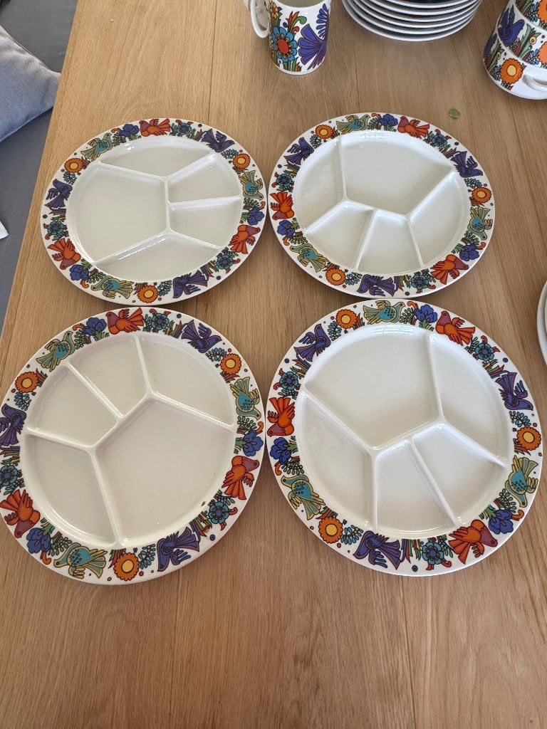 Villeroy & Boch Acapulco set fondueborden - 4 stuks, Huis en Inrichting, Keuken | Servies, Villeroy & Boch, Ophalen of Verzenden