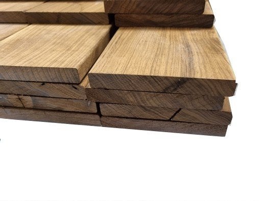 Hardhouten planken geschaafd 1.8x14.0 cm - nr: HP170