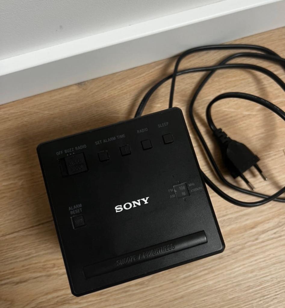Sony Wekkerradio, Ophalen of Verzenden, Gebruikt, Digitaal
