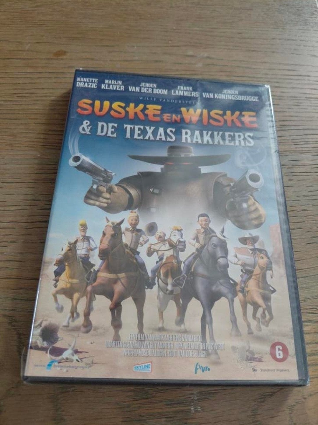 Suske en Wiske & De Texas Rakkers dvd. NIEUW IN SEAL., Avontuur, Ophalen of Verzenden, Vanaf 6 jaar, Nieuw in verpakking
