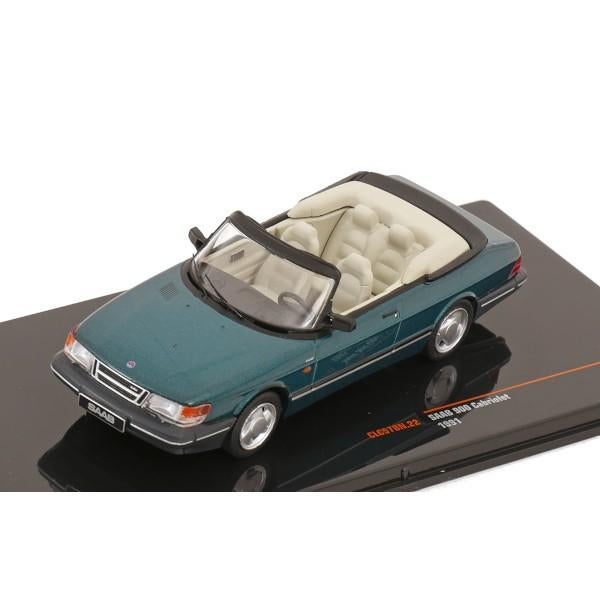 Saab 900 Cabriolet 1991 Groen Modelauto 1/43 Ixo Models, Overige merken, Ixo Models, Auto, Ixo Models