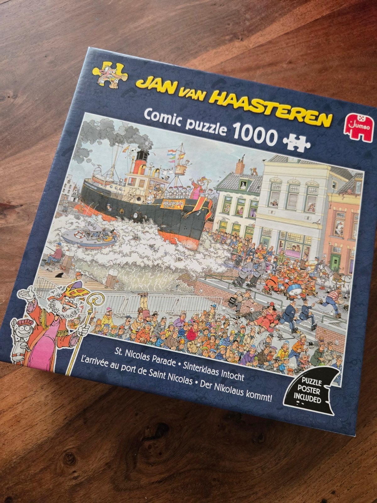 Jan van Haasteren Sinterklaas Intocht Legpuzzel 1000 stukjes, Hobby en Vrije tijd, Denksport en Puzzels, Ophalen of Verzenden