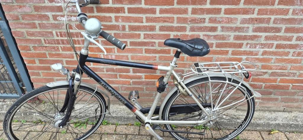 Batavus stadsfiets 7 versnellingen - opknapper, Velgrem, Versnellingen, Batavus, Ophalen of Verzenden