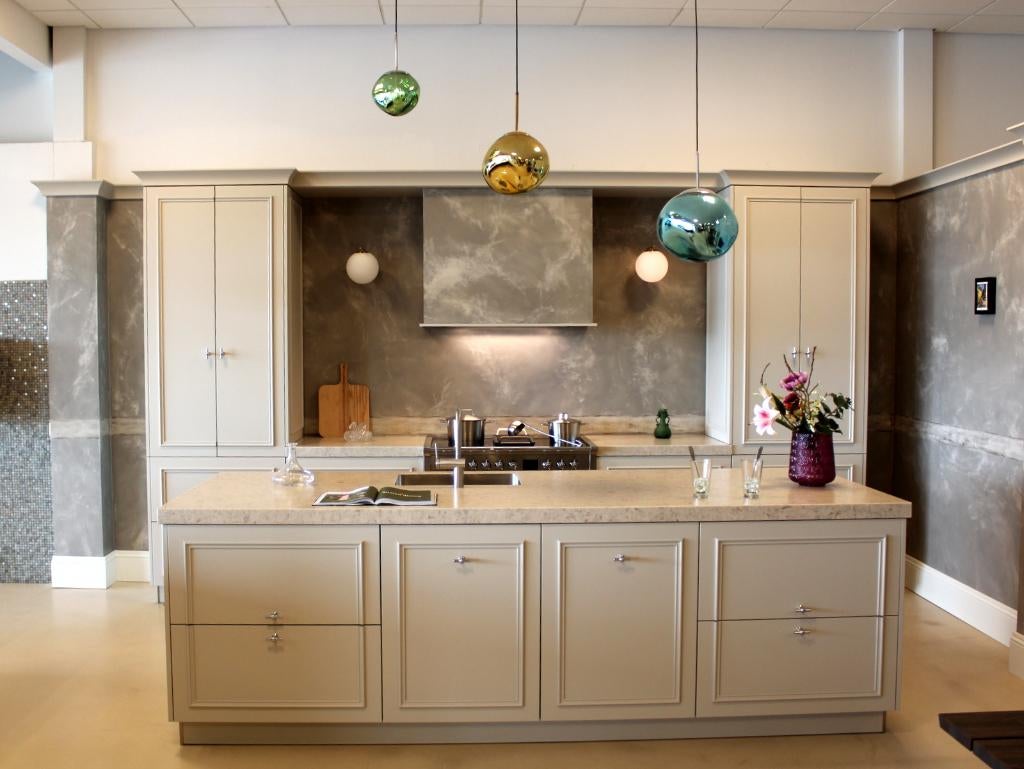 MB-4 Luxe landelijke designkeuken met eiland, Ophalen, Info@pronorm.de, Overige typen, Nieuw