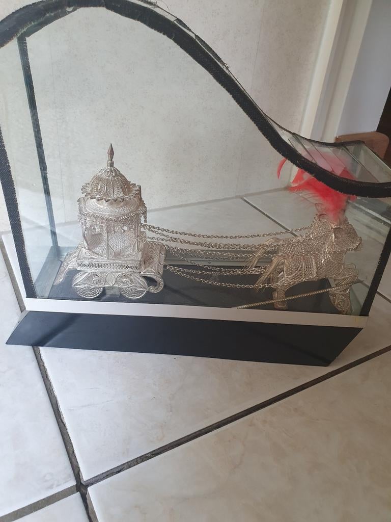 Mooi zilver koets doe een leuk bod, Ophalen of Verzenden, Zilver