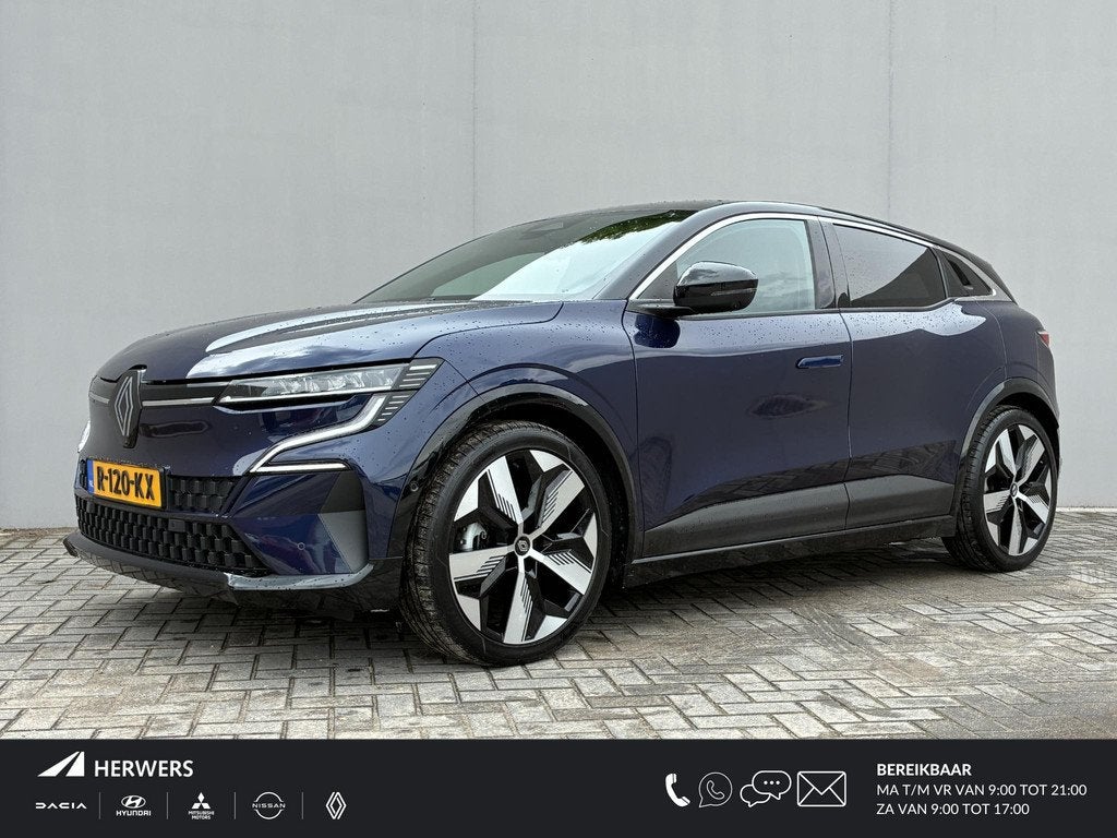 Renault Megane E-Tech EV60 Optimum Charge Iconic / SOH 93,93, Auto's, Renault, Blauw, Automatische klimaatregeling, 190 min, 900 kg