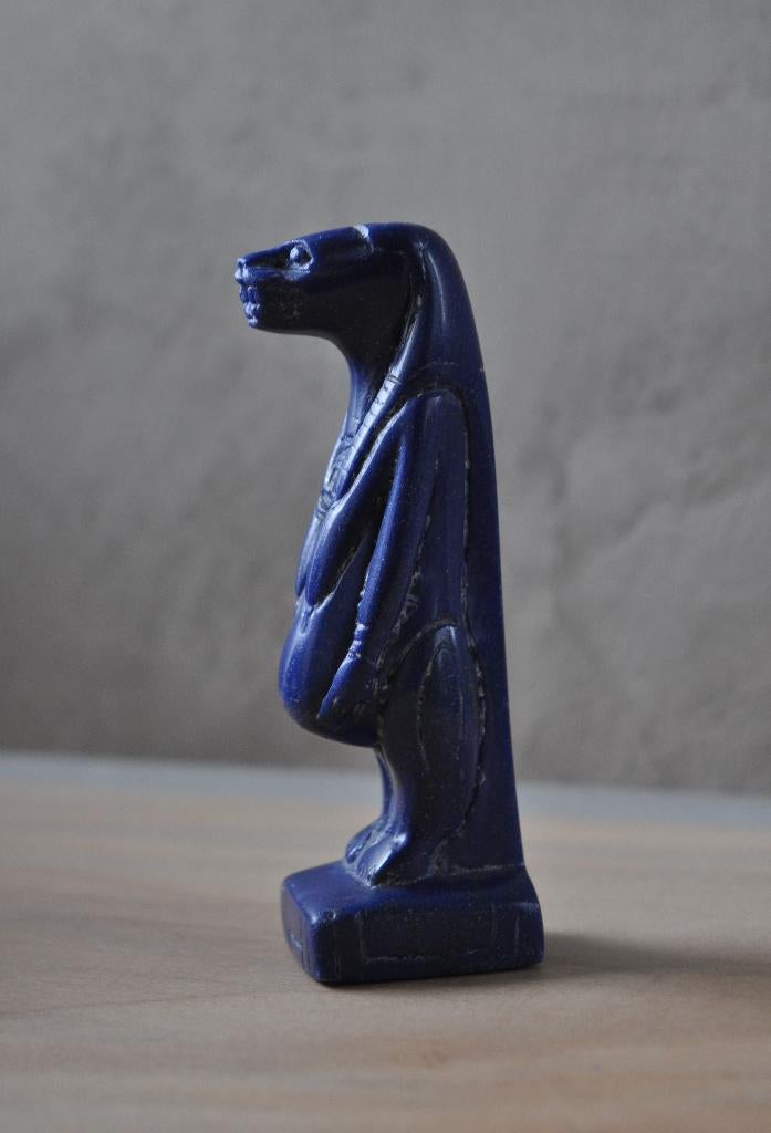 Beeldje Figuur Sculptuur Tawaret ,Amun-Ra, Bastet 12 cm, Ophalen of Verzenden