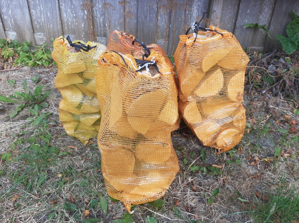 openhaardhout berken 6,5 kg p/net €7,00 haardhout vuurkorf, Minder dan 3 m³, Ophalen, Berkenhout, Blokken