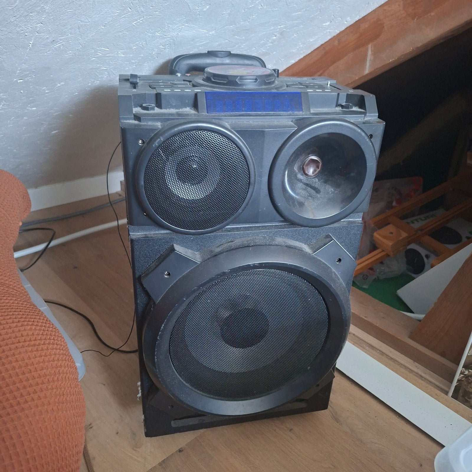 Wooky Monkey DJ Scratch Party Speaker, Gebruikt, Party speaker, AUX-ingang, Minder dan 60 watt