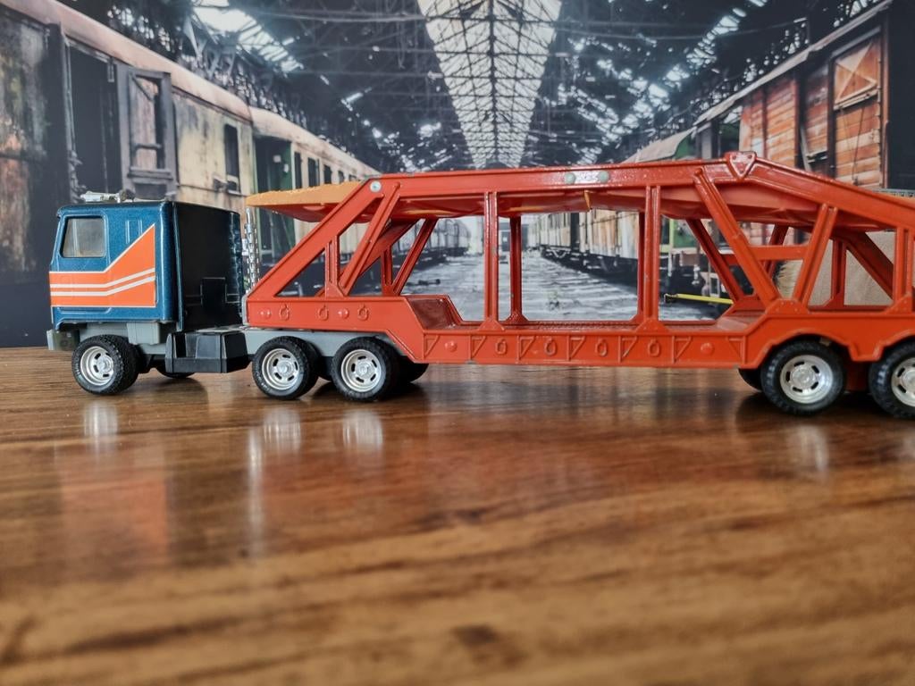 Vintage Vrachtwagen als Auto Transporter, Ophalen of Verzenden, Gebruikt