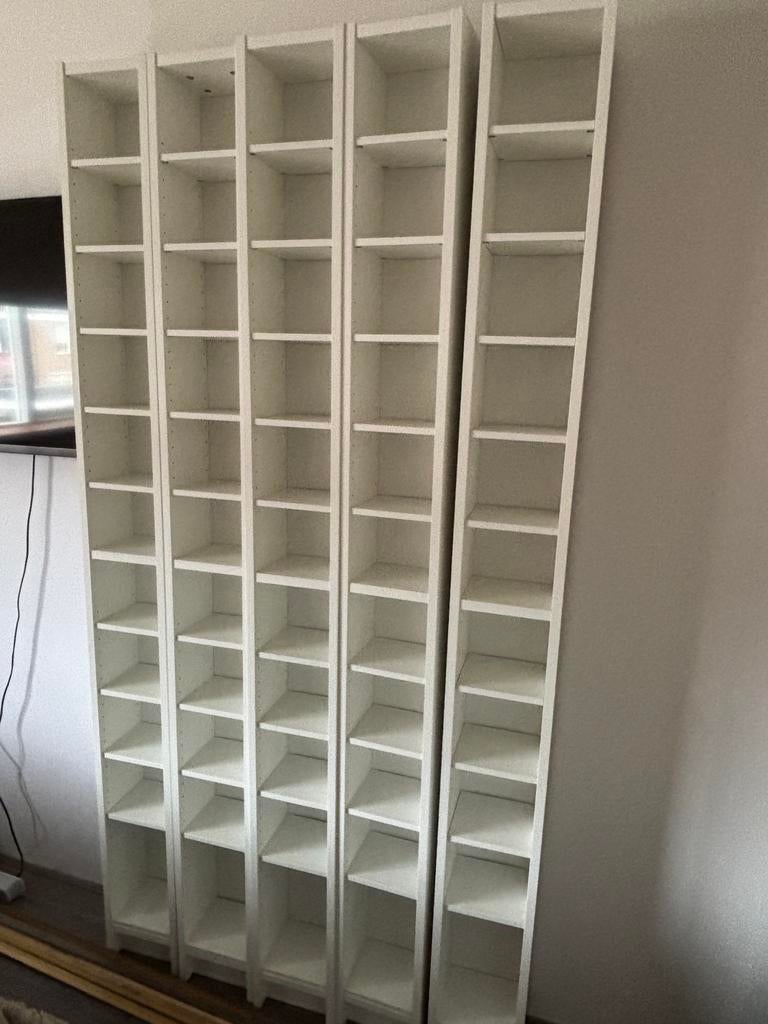 Cd rek ikea 5 stuks, Ophalen, Zo goed als nieuw, Cd's