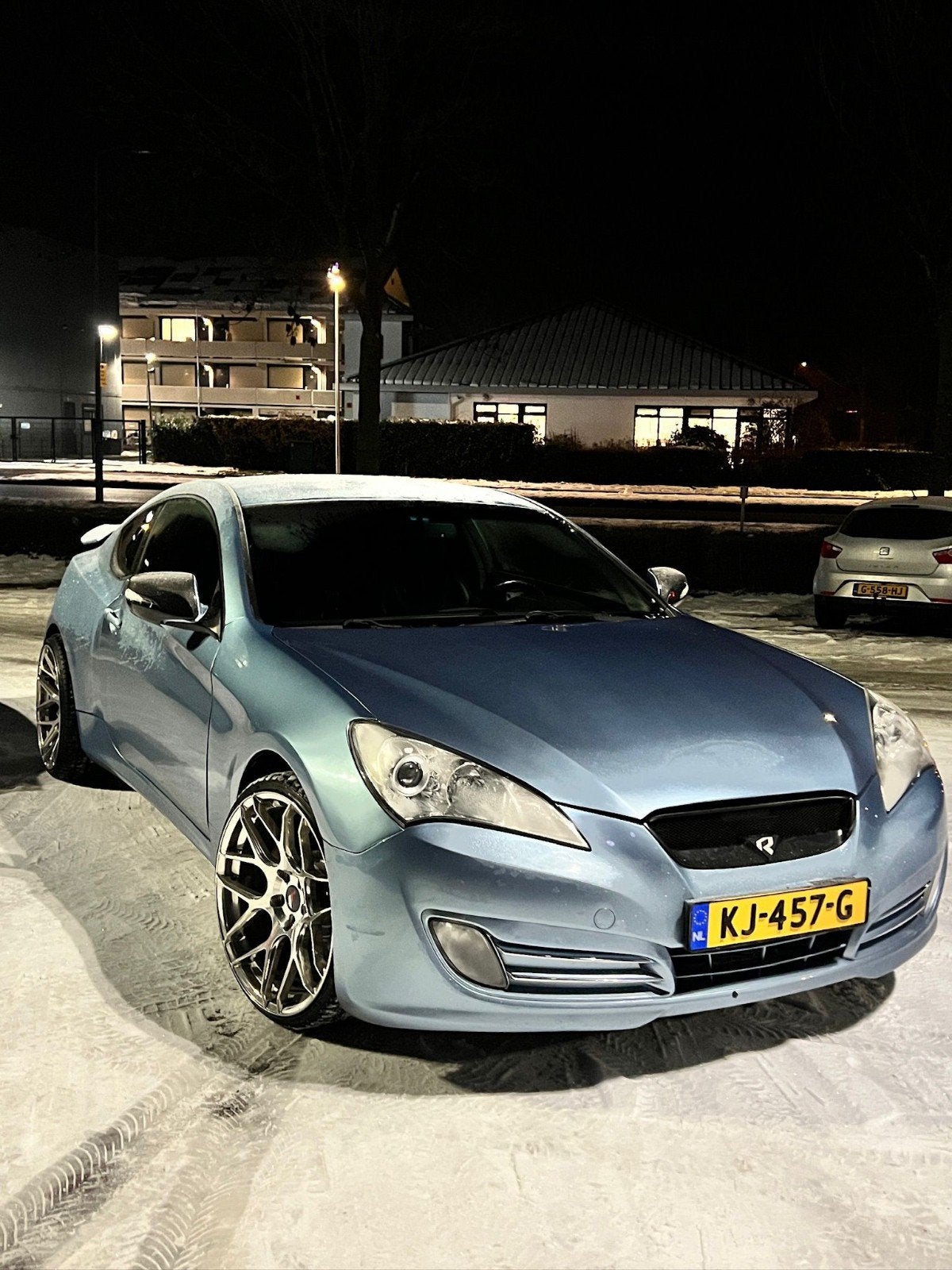 Hyundai Genesis 3.8 V6 AUT 2012 blue BENZINE + LPG3, Achterwielaandrijving, 1558 kg, Genesis, Particulier