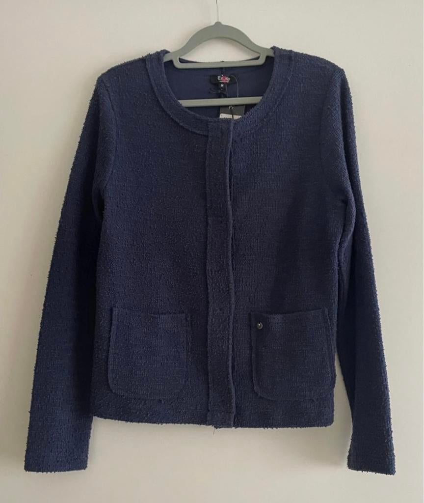 Enjoy vest jasje blazer nieuw M, Ophalen of Verzenden, Nieuw, Maat 38/40 (M), Blauw