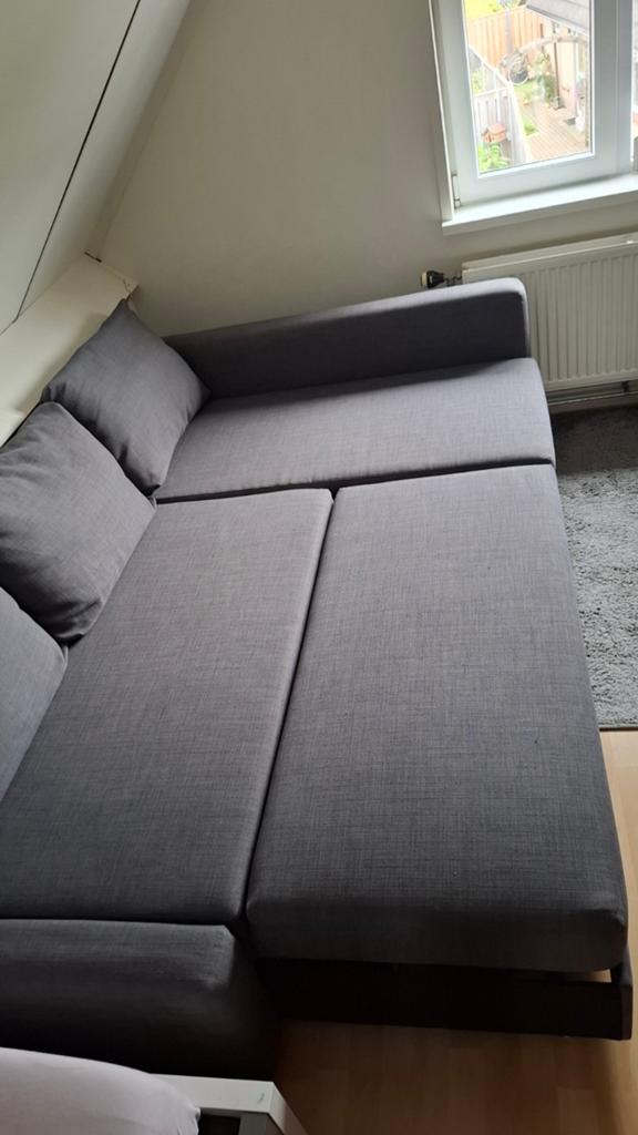 IKEA FRIHETEN hoekslaapbank met opbergruimte, Ophalen, Tweepersoons