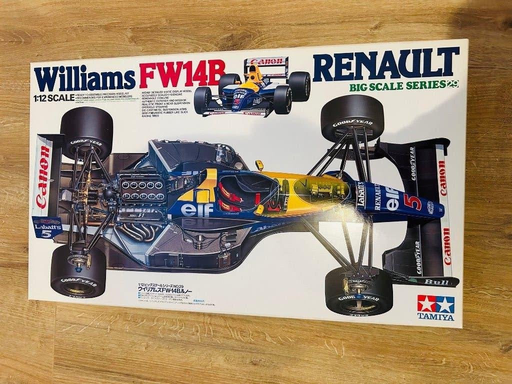Tamiya FW14B 1/12 & Full Top Studio Detail up kit!, Hobby en Vrije tijd, Modelbouw | Auto's en Voertuigen, Auto, Groter dan 1:32