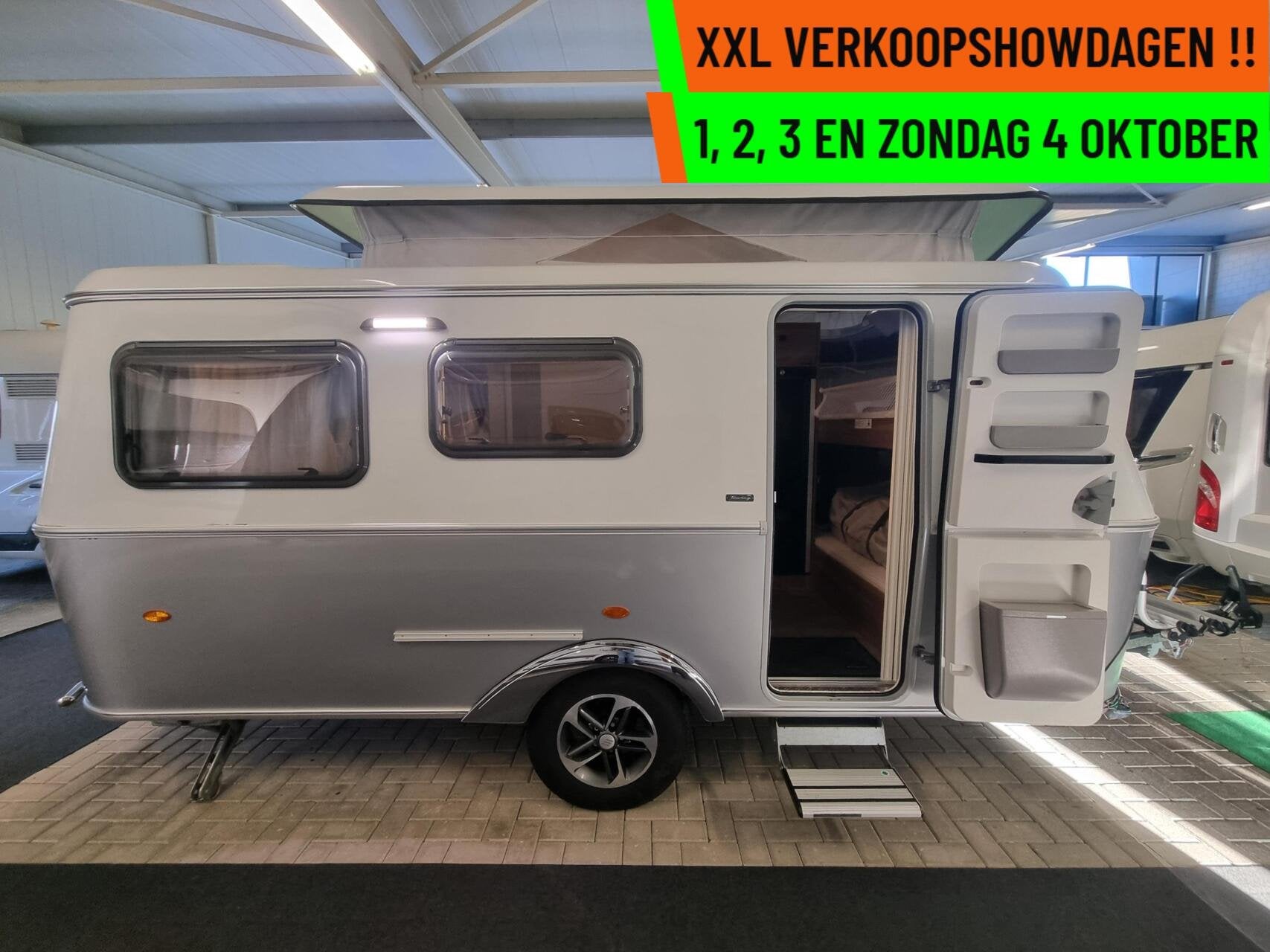 Eriba - XXL VERKOOPSHOW 24,25,26 & 27 SEPT. 10-17 UUR, Bedrijf, 5 tot 6 meter, Eriba, Hordeur