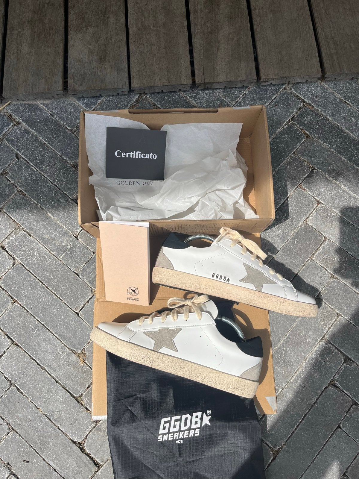 Golden Goose Superstar sneakers - Gloednieuw - Maat 42, Verzenden, Nieuw, Wit, Sneakers of Gympen